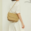 Cowhide Leather Saddle Bag with Strap